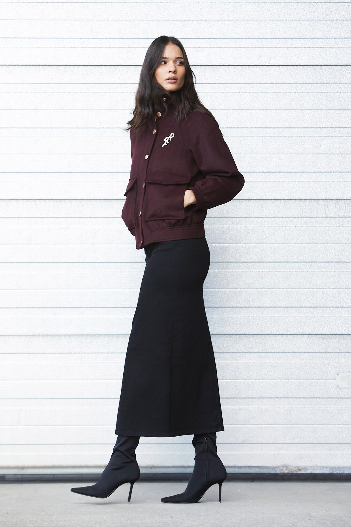 Josie Long Skirt - Black main image 1