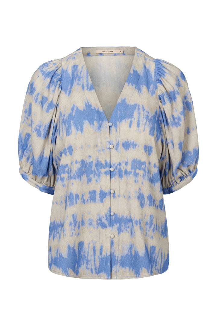 Rue de Femme 7344RDFCaeliana bluse BLOUSE 213 Sky blue