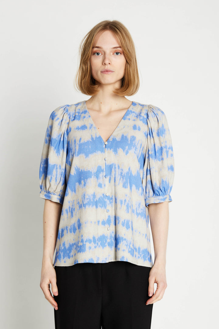 Rue de Femme 7344RDFCaeliana bluse BLOUSE 213 Sky blue