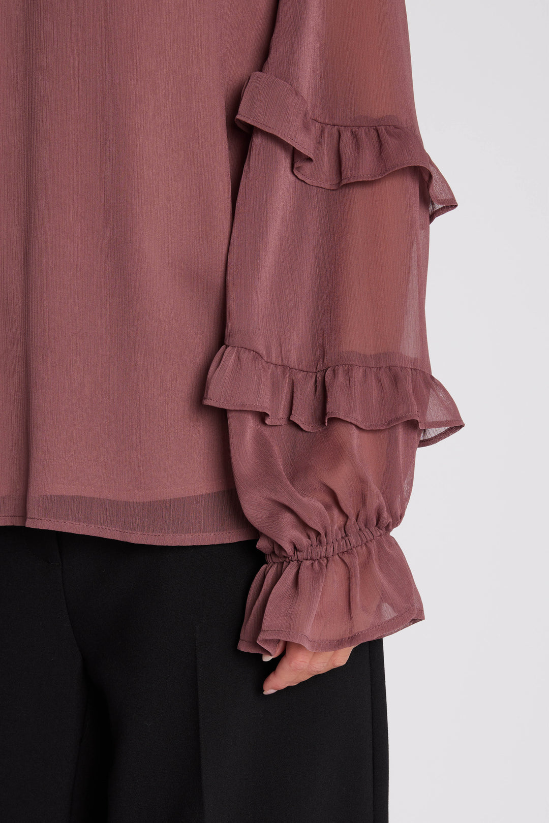 Rue de Femme 7575RDFDrystan blouse BLOUSE 386 Dusty rose