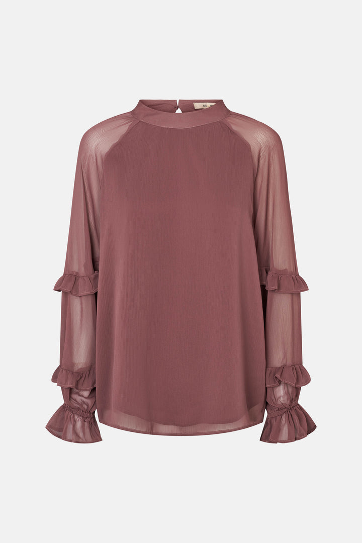 Rue de Femme 7575RDFDrystan blouse BLOUSE 386 Dusty rose