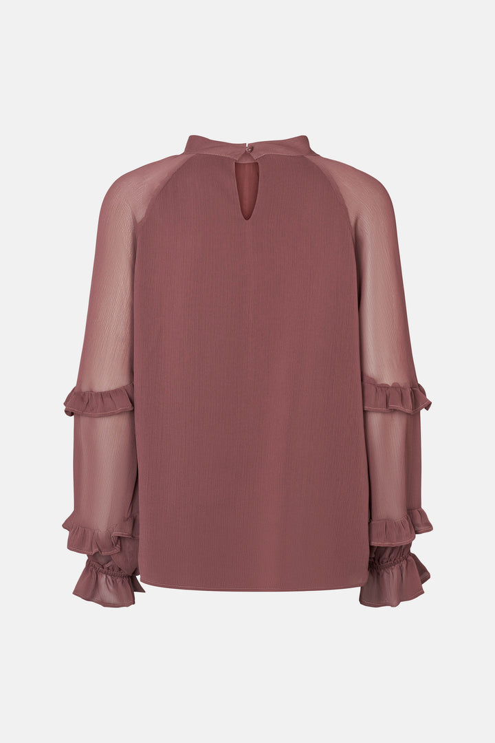 Rue de Femme 7575RDFDrystan blouse BLOUSE 386 Dusty rose