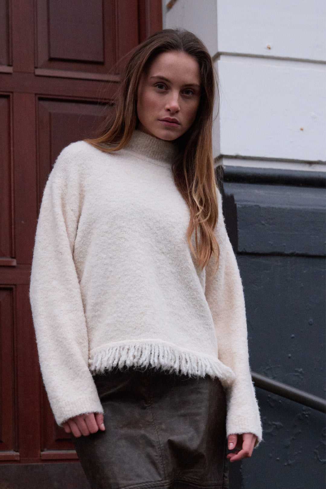 Rue de Femme 7602RDFFauna knit KNITWEAR, LIGHT 02 Off white