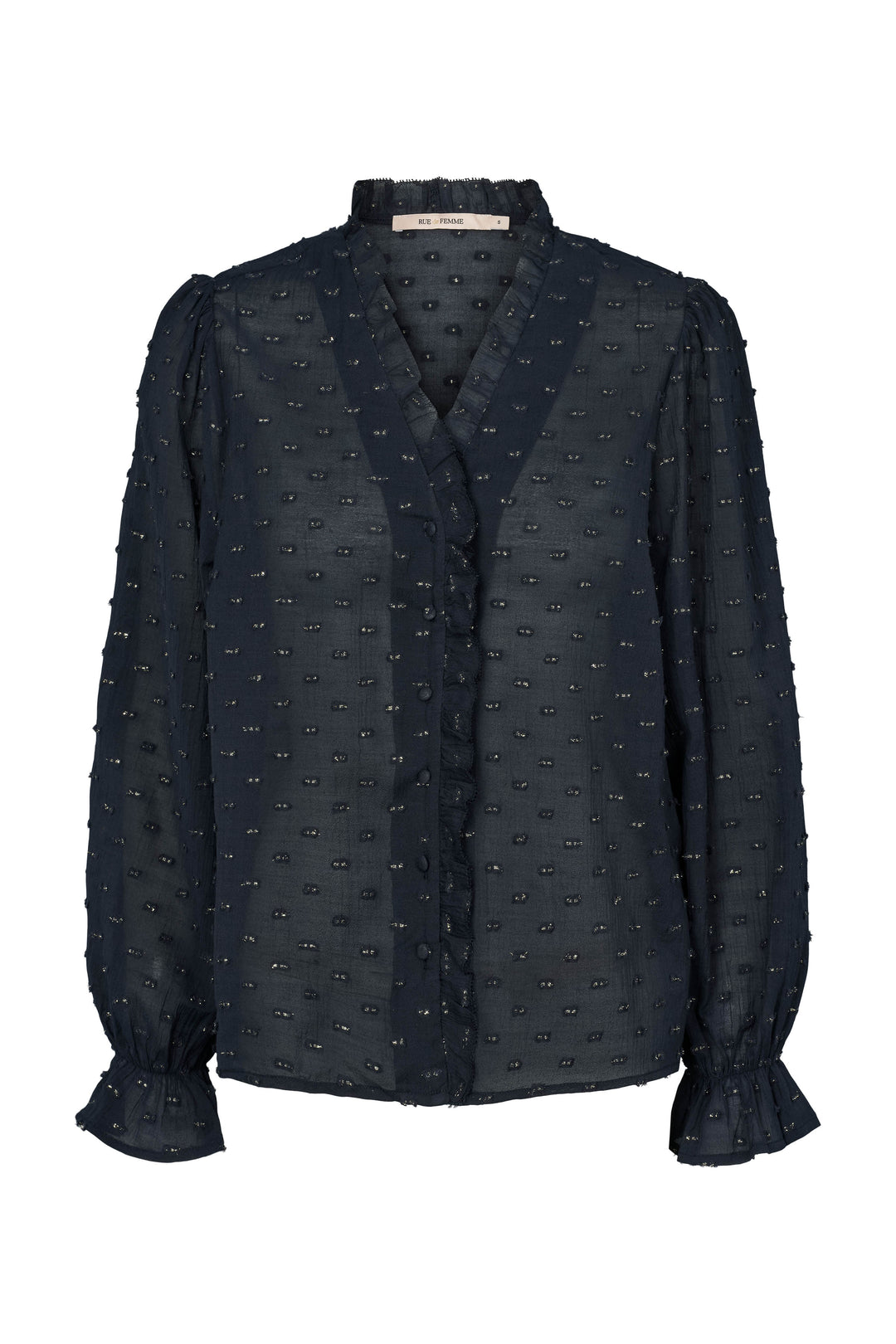 Rue de Femme Agaly skjorte SHIRTS 207 Dark blue