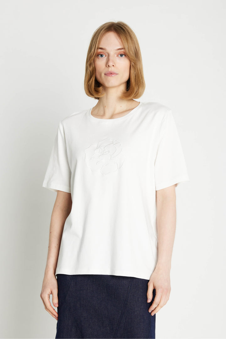 Rue de Femme Alvina t-shirt T-SHIRTS 02 Off white