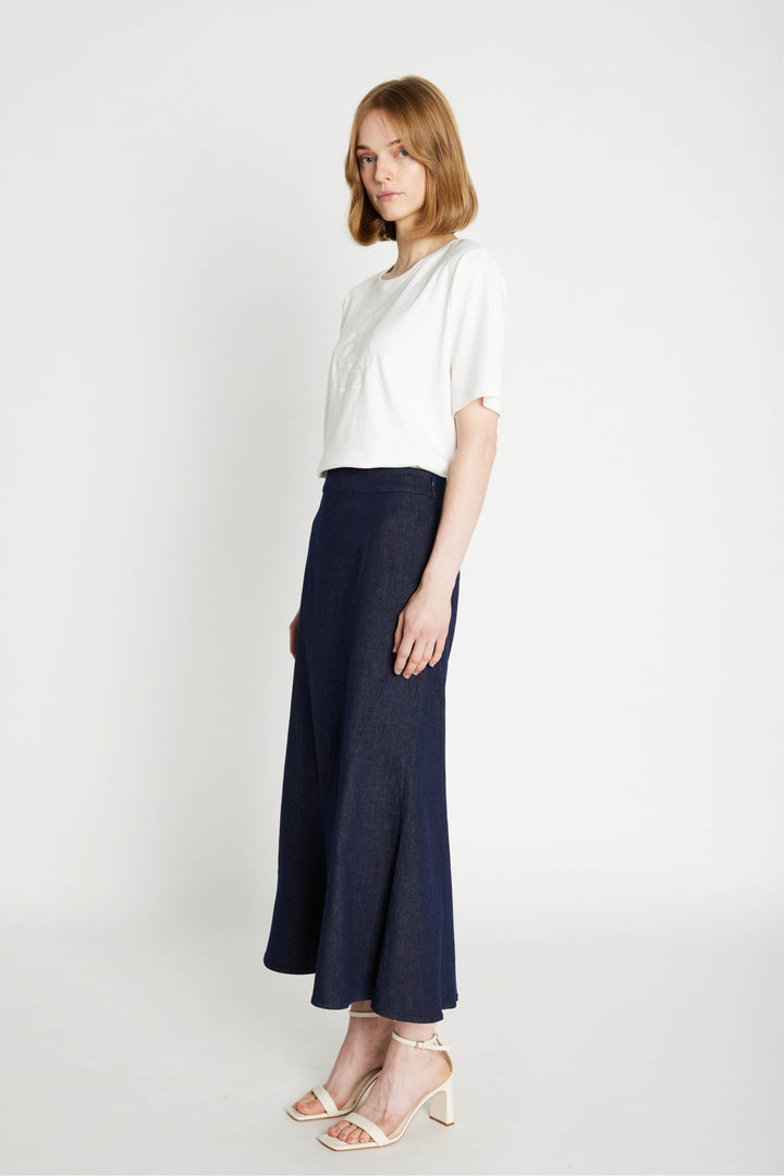 Rue de Femme Alystria nederdel SKIRTS 200 Blue denim