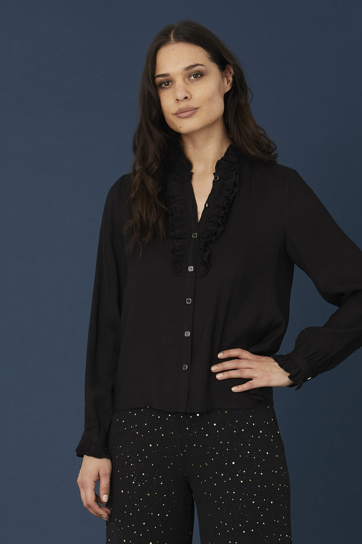 Rue de Femme Anisa shirt RdF SHIRTS 20 Black