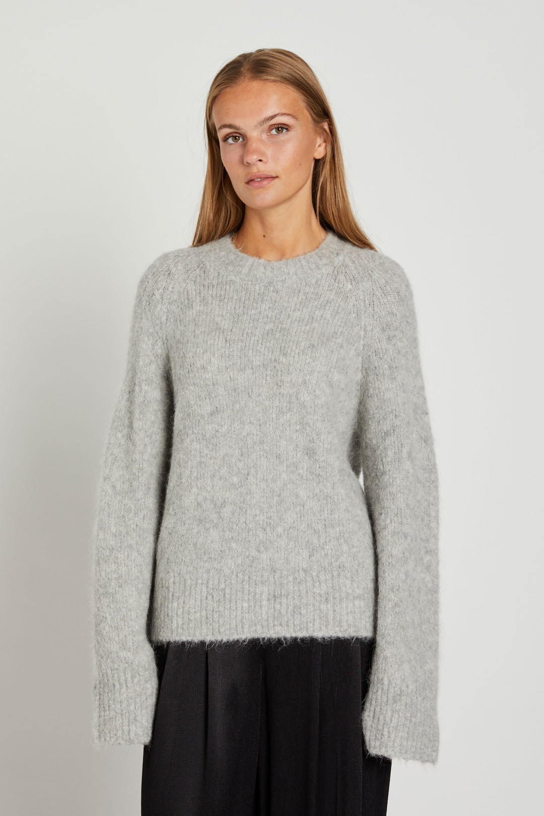 Rue de Femme Ashley Strik KNITWEAR, HEAVY 229 Stone grey