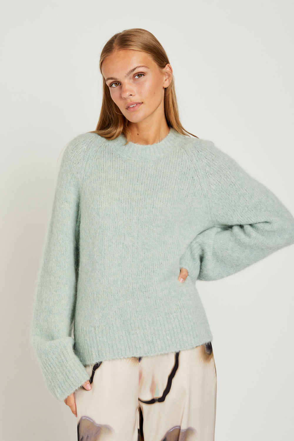 Rue de Femme Ashley Strik KNITWEAR, HEAVY 514 Peppermint