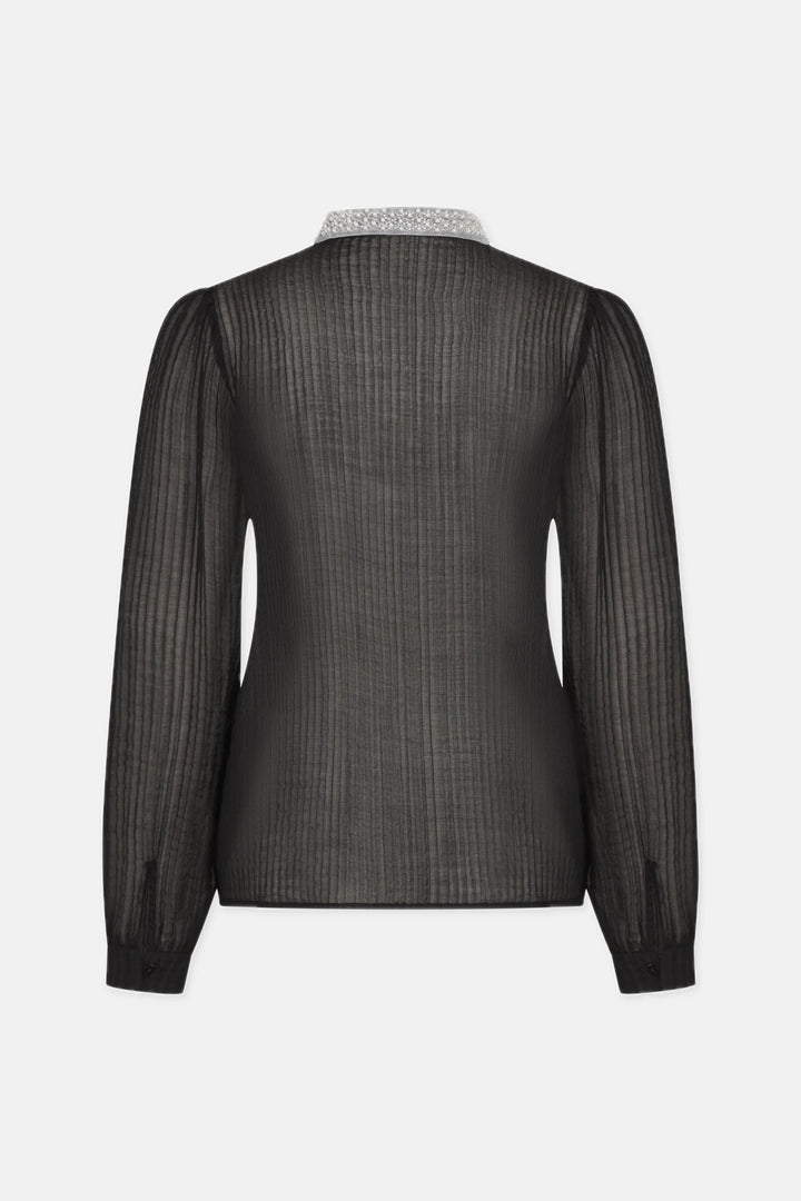 Rue de Femme Audette skjorte SHIRTS Sort