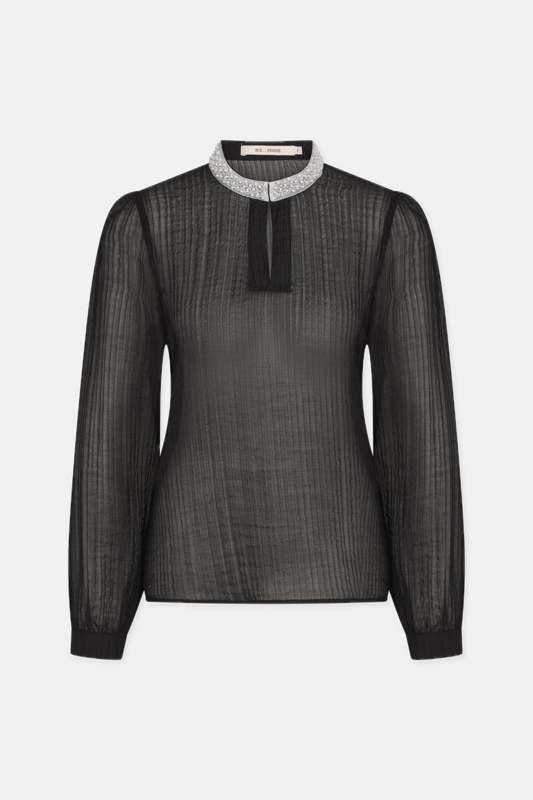 Rue de Femme Audette skjorte SHIRTS Sort
