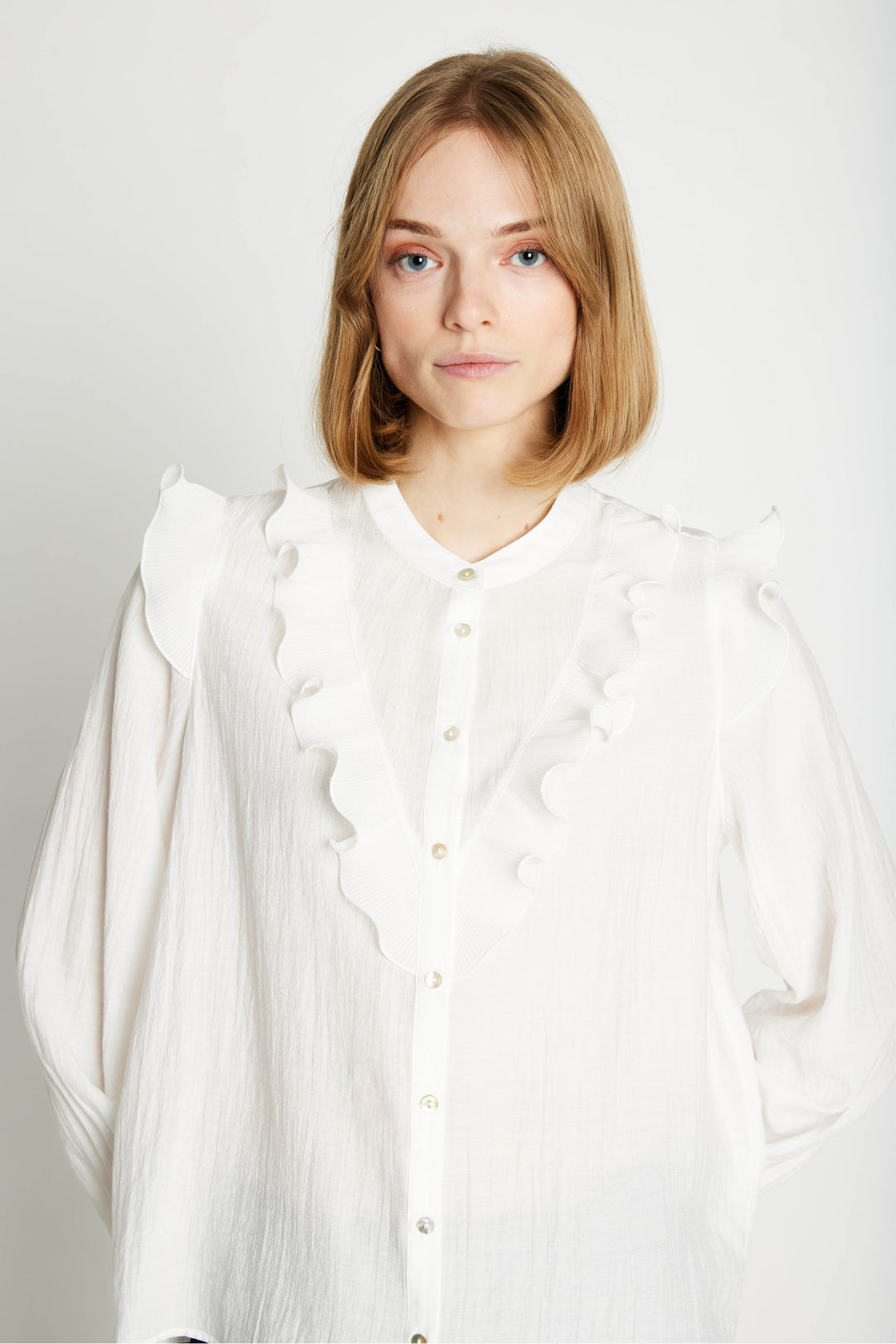 Rue de Femme Bernadina skjorte SHIRTS 02 Off white