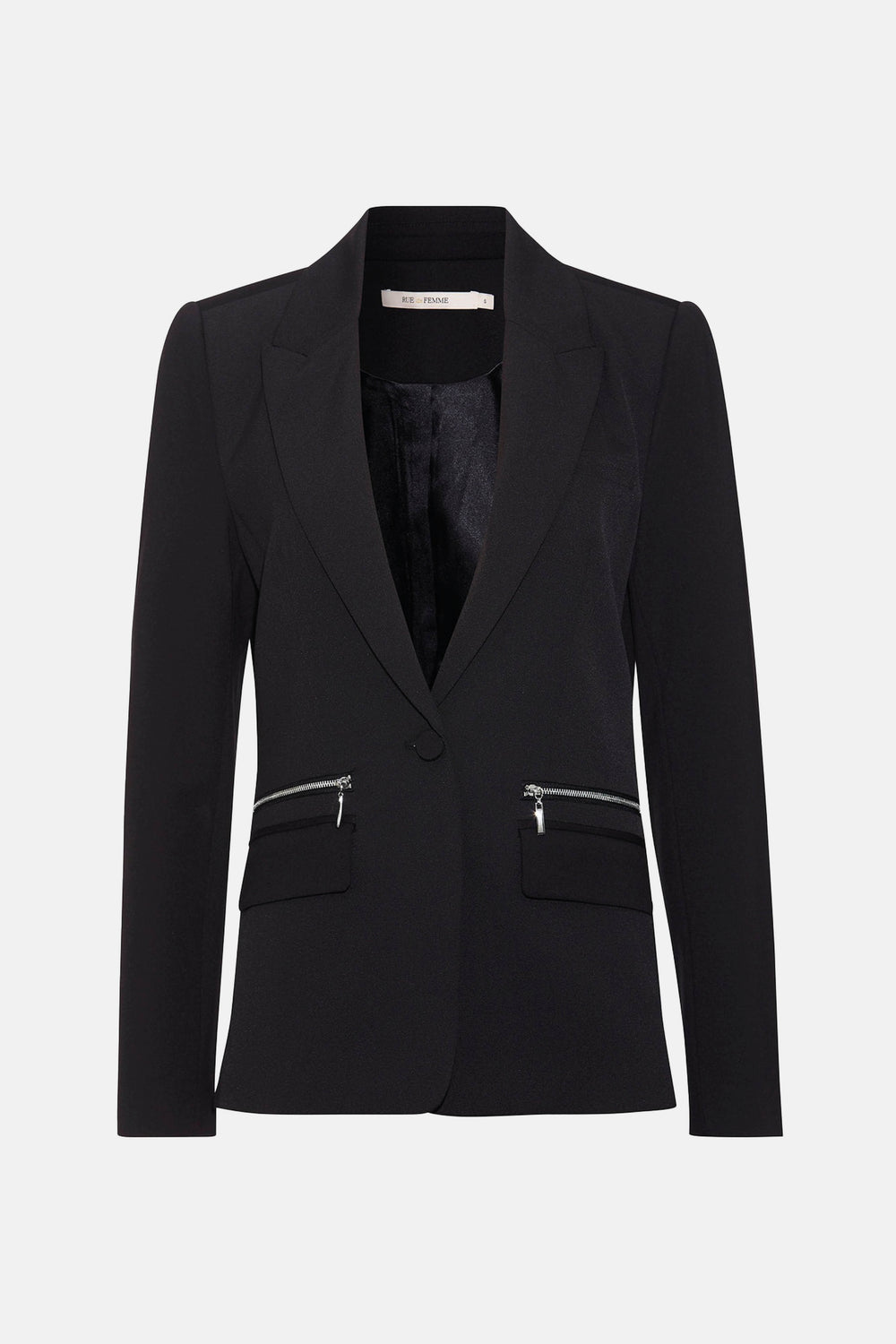 Rue de Femme Bine blazer, sølv BLAZERJACKETS Sort