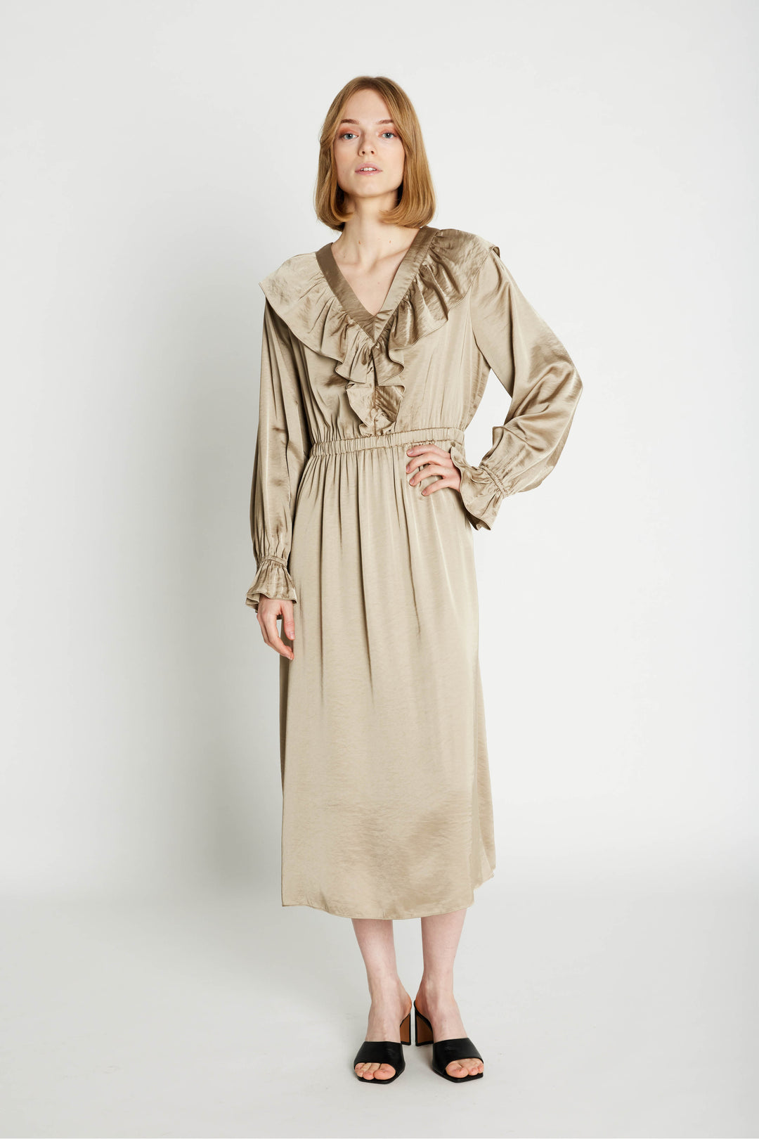 Rue de Femme Bohemia kjole DRESSES 46 Oyster gray