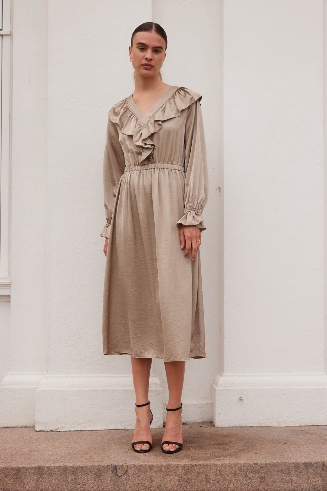 Rue de Femme Bohemia kjole DRESSES 46 Oyster gray