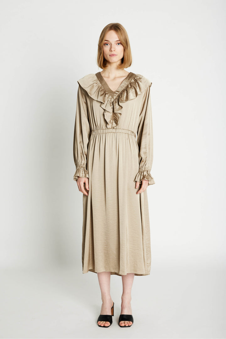 Rue de Femme Bohemia kjole DRESSES 46 Oyster gray