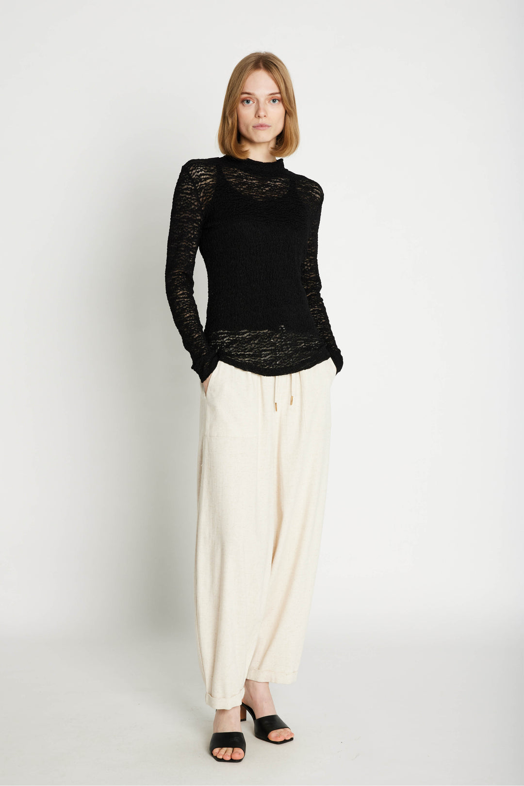 Rue de Femme Cameronia bukser TROUSERS 02 Off white