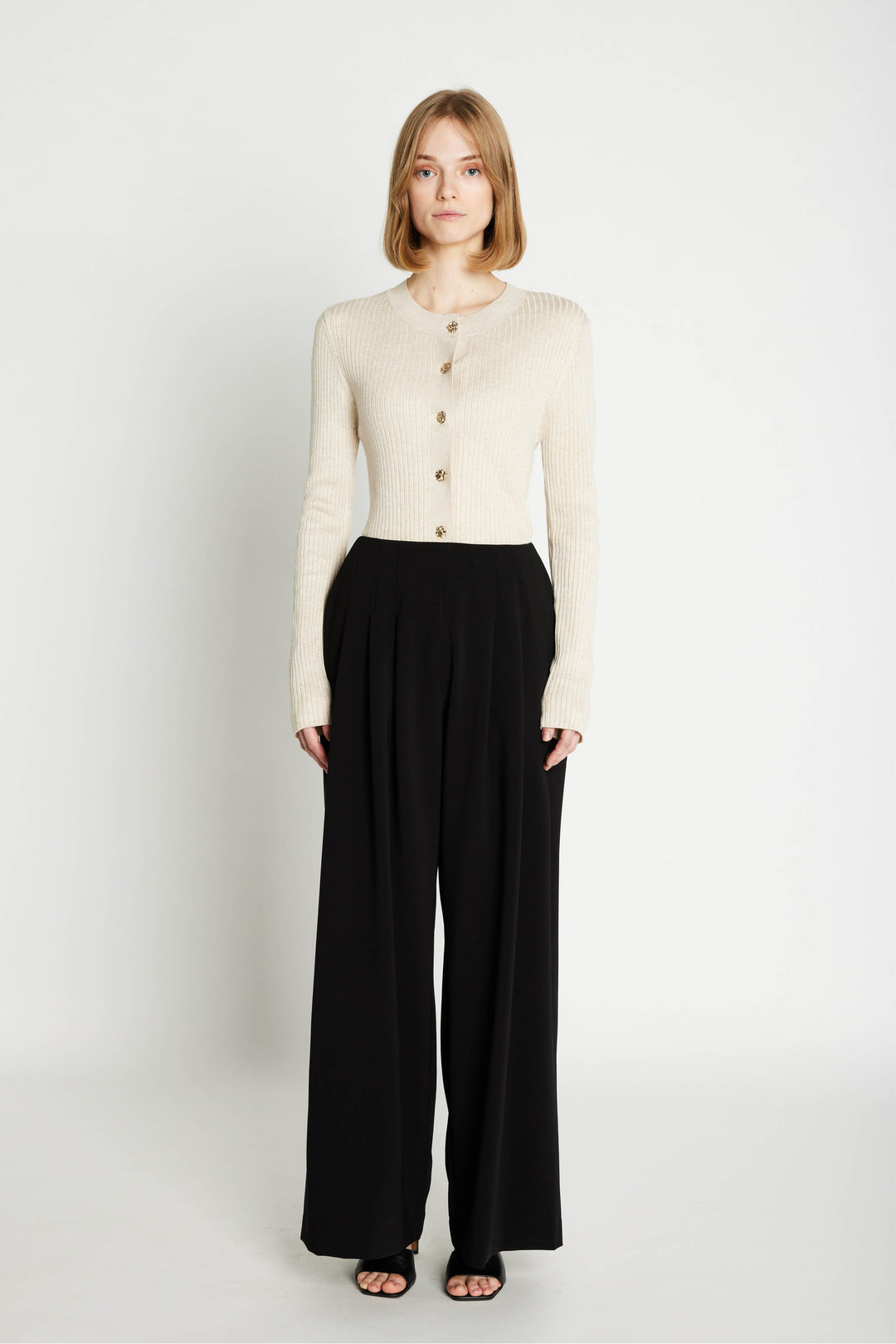 Rue de Femme Clause bukser TROUSERS Sort