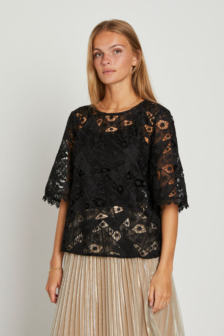 Rue de Femme Cosette bluse BLOUSE Sort