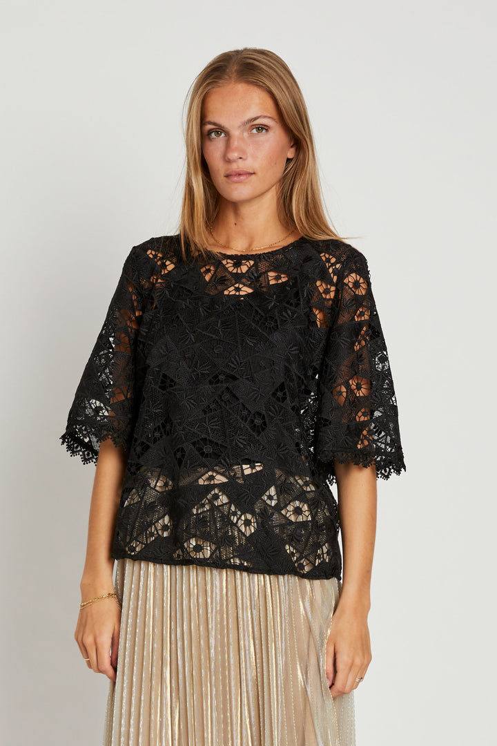 Rue de Femme Cosette bluse BLOUSE Sort