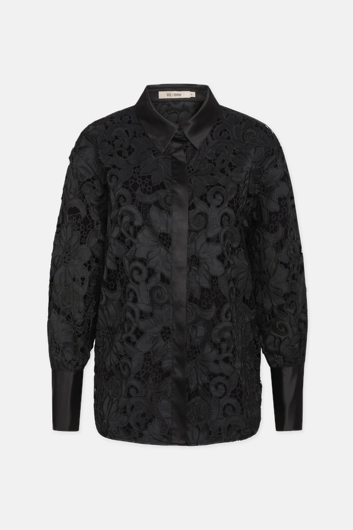 Rue de Femme Denise Skjorte SHIRTS Sort