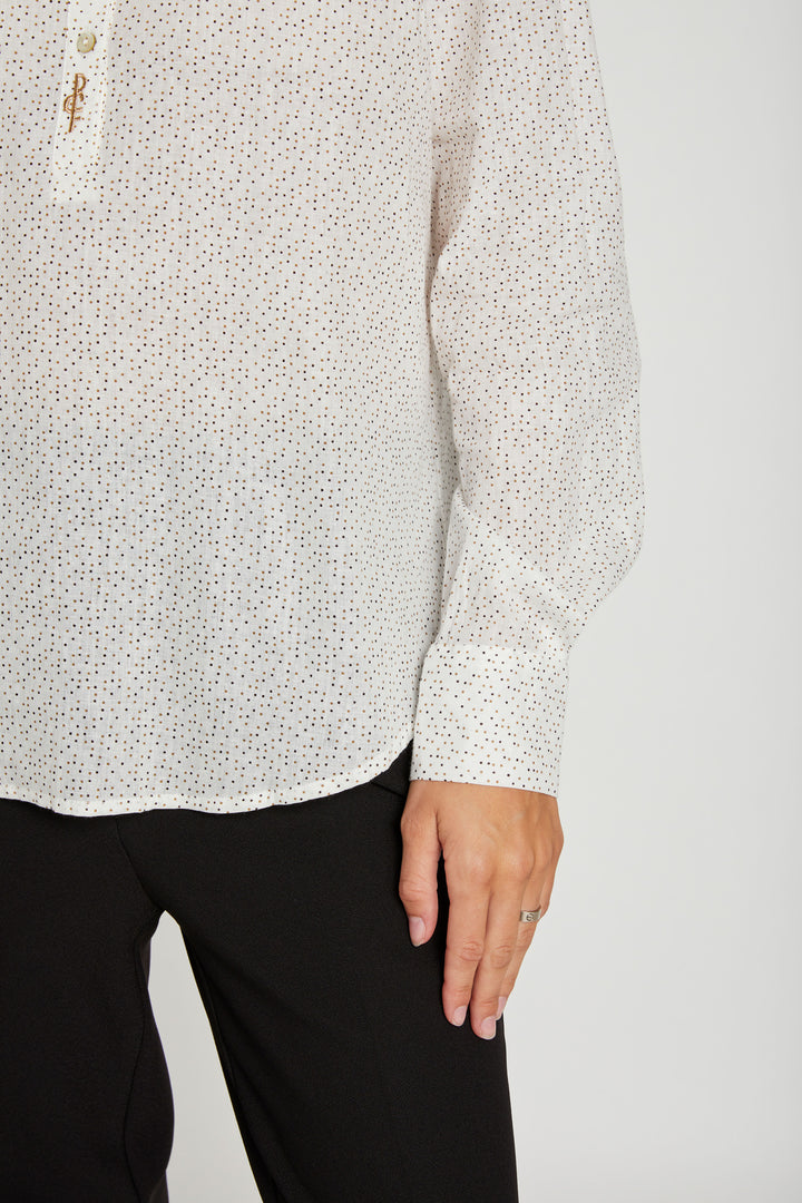 Rue de Femme Dot Skjorte SHIRTS Sand