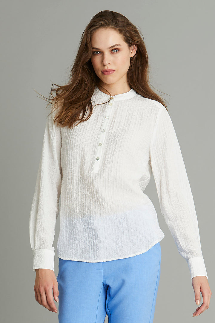 Rue de Femme Dot skjorte SHIRTS 02 Off white