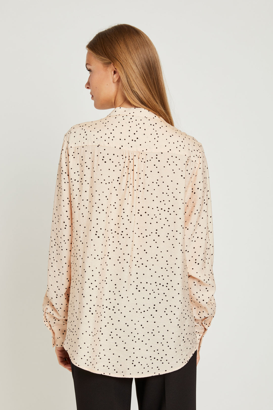 Rue de Femme Dot skjorte SHIRTS 119 Pudder