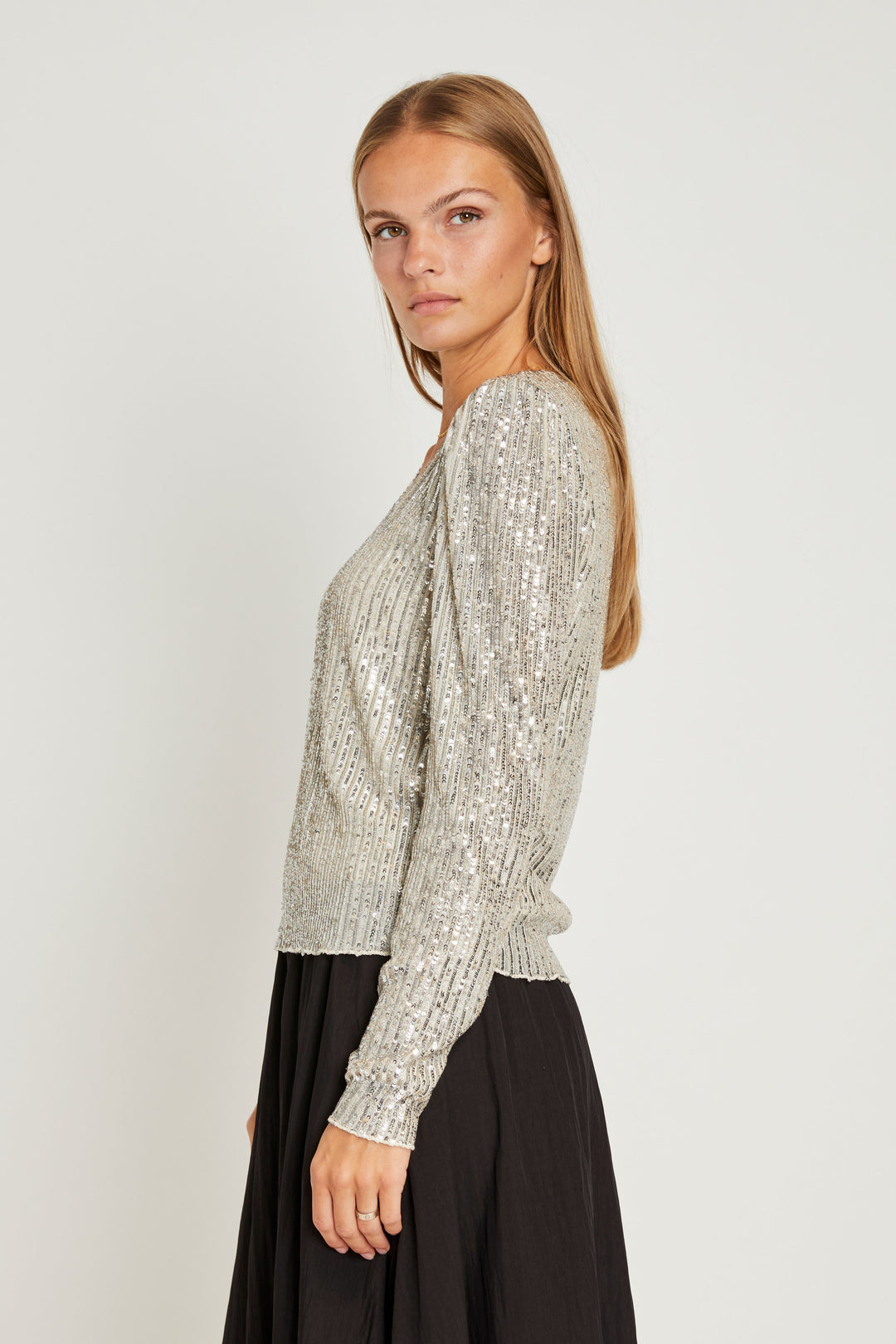 Rue de Femme Edda bluse BLOUSE 405 Silvergrey