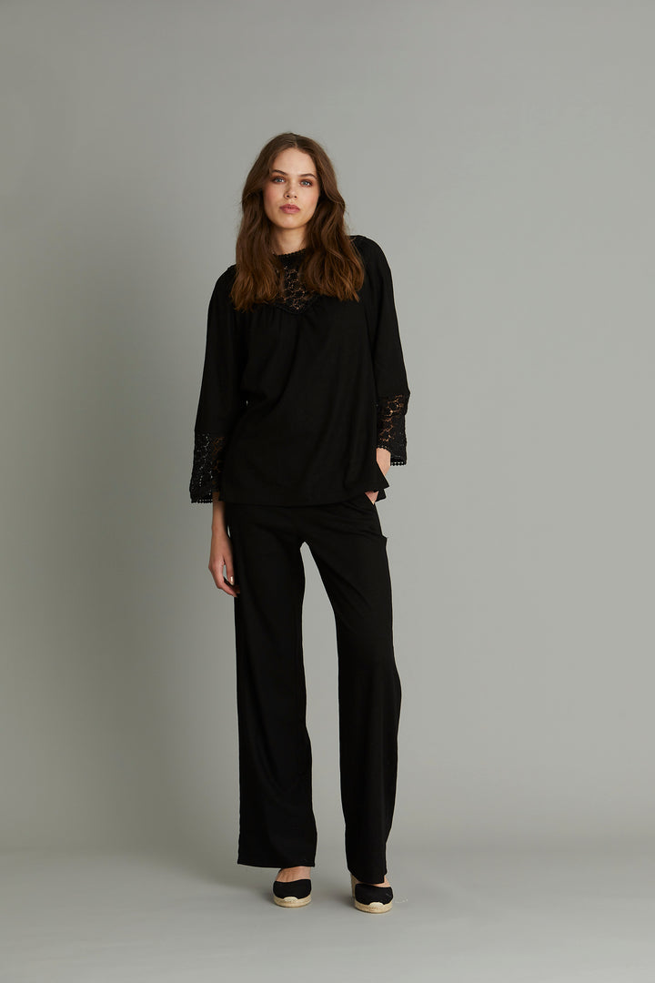Rue de Femme Ellinor bukser TROUSERS Sort