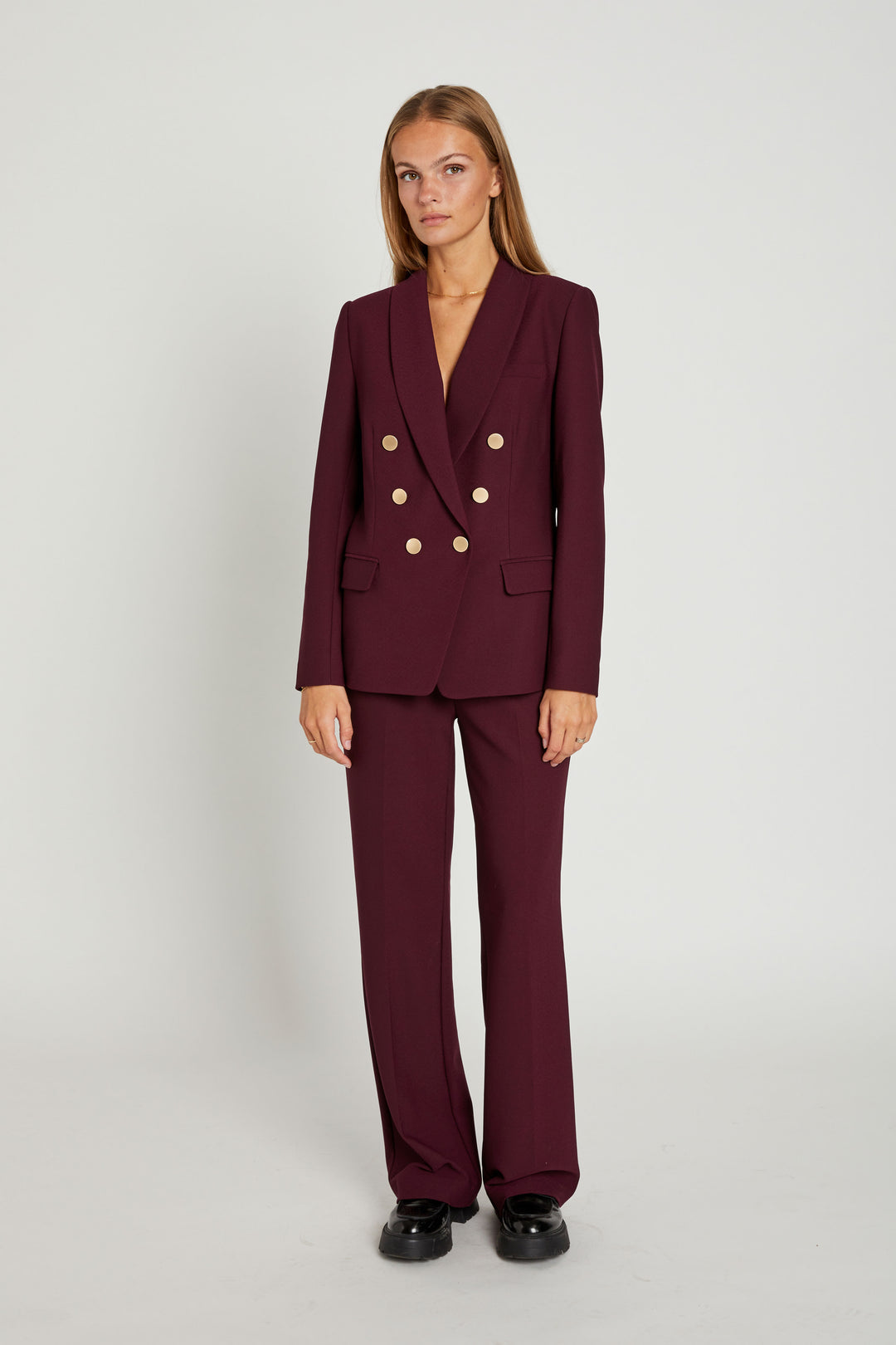 Rue de Femme Eloise Blazer BLAZERJACKETS 350 Raspberry wine