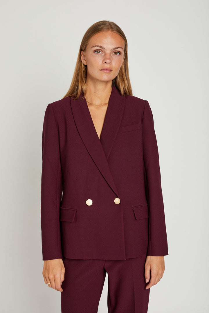 Rue de Femme Eloisetto Blazer BLAZERJACKETS 350 Raspberry wine