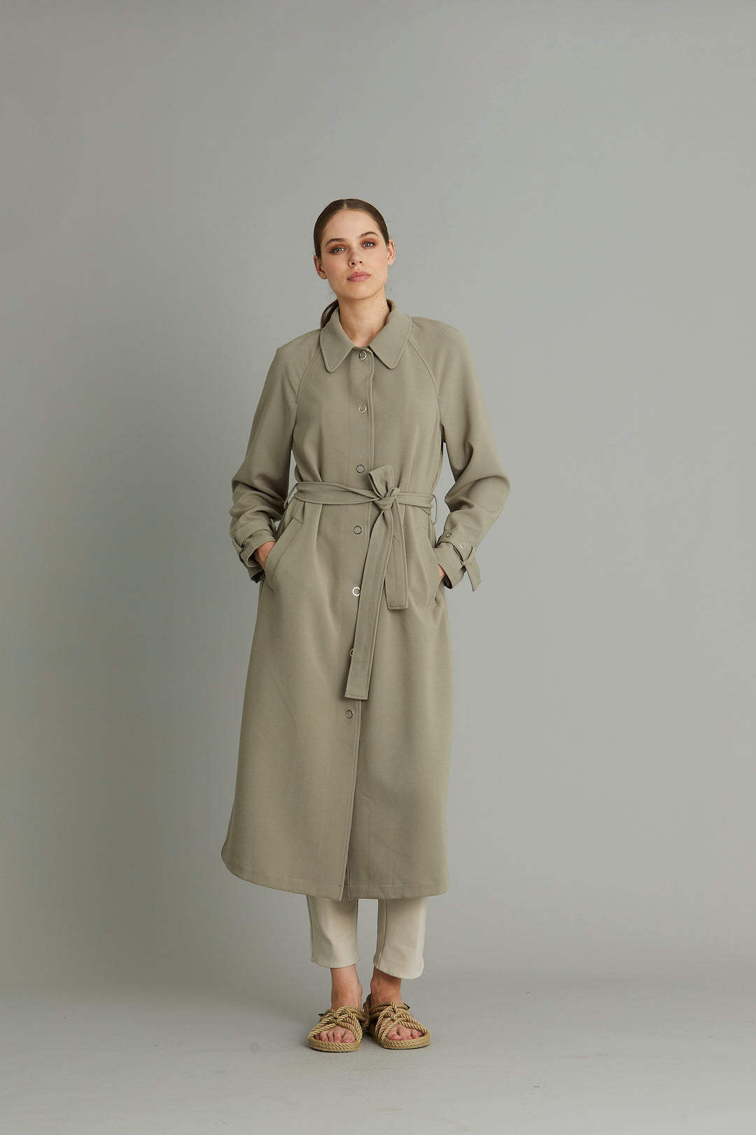 Rue de Femme Ezio coat RdF OUTERWEAR, LIGHT 407 Stone