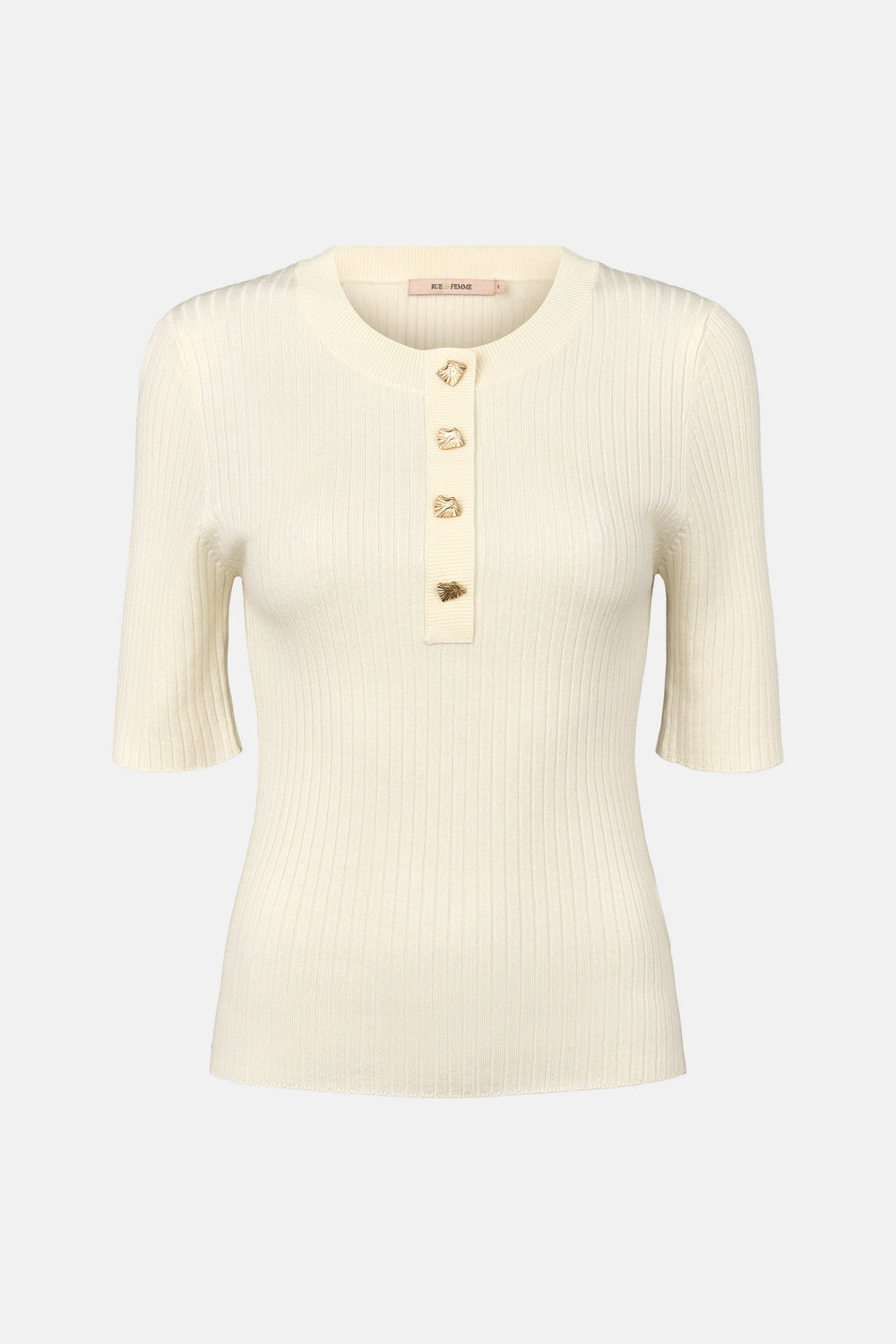 Rue de Femme Fennec strik KNITWEAR, LIGHT 02 Off white