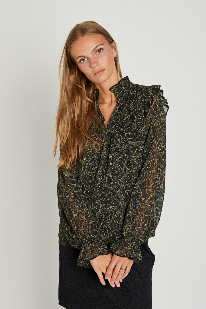 Rue de Femme Fiona Bluse BLOUSE 54 Green