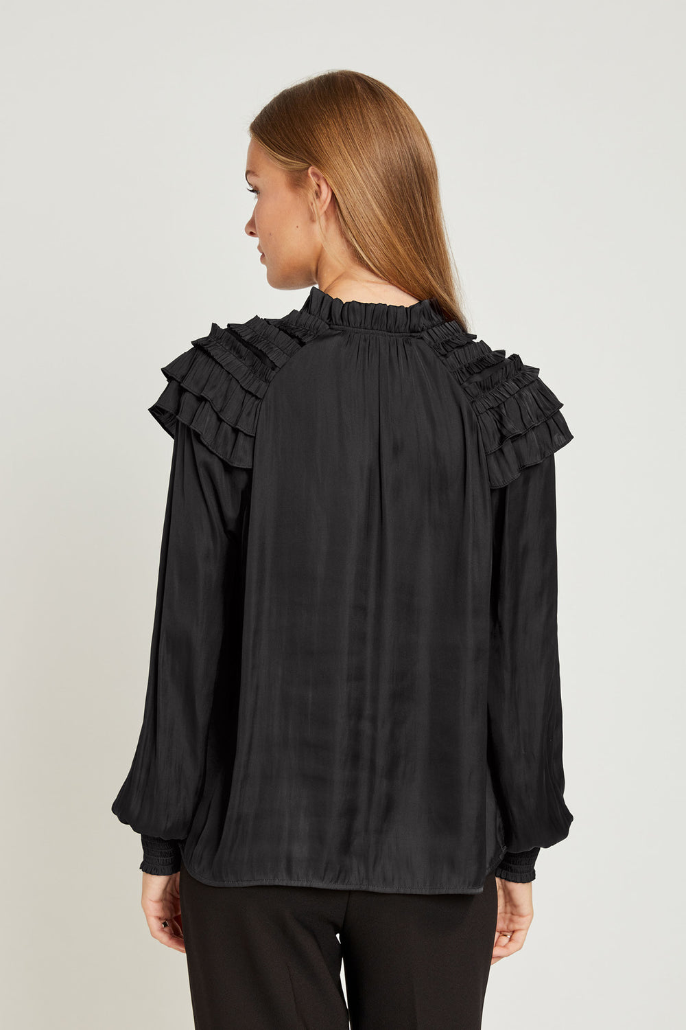 Rue de Femme Flori bluse BLOUSE Sort