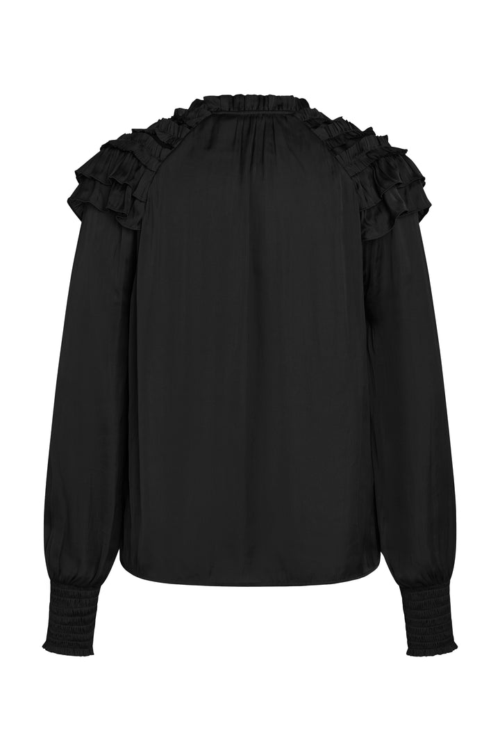 Rue de Femme Flori bluse BLOUSE Sort