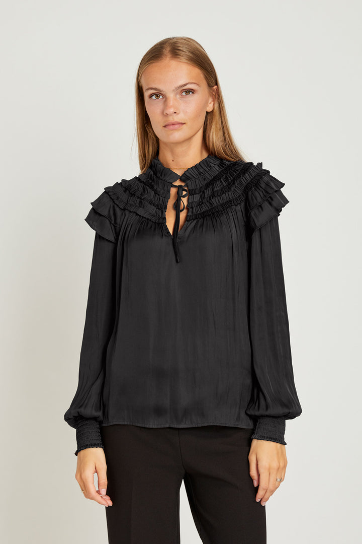 Rue de Femme Flori bluse BLOUSE Sort