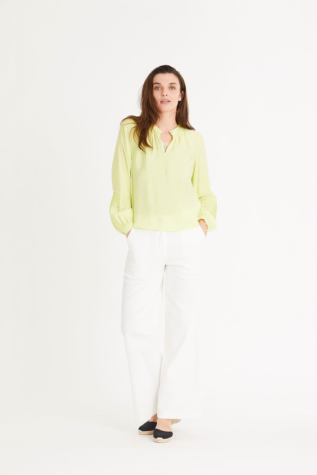 Rue de Femme Gala skjorte SHIRTS 704 Bright moss