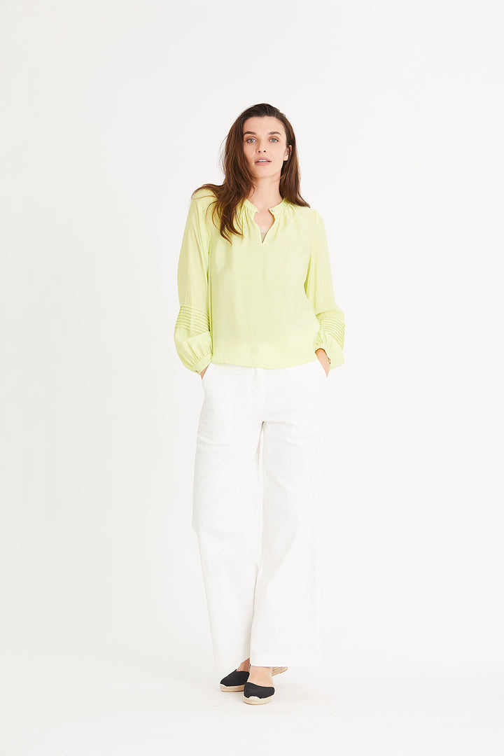 Rue de Femme Gala skjorte SHIRTS 704 Bright moss