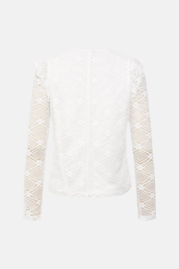 Rue de Femme Getsia v-hals bluse BLOUSE 02 Off white