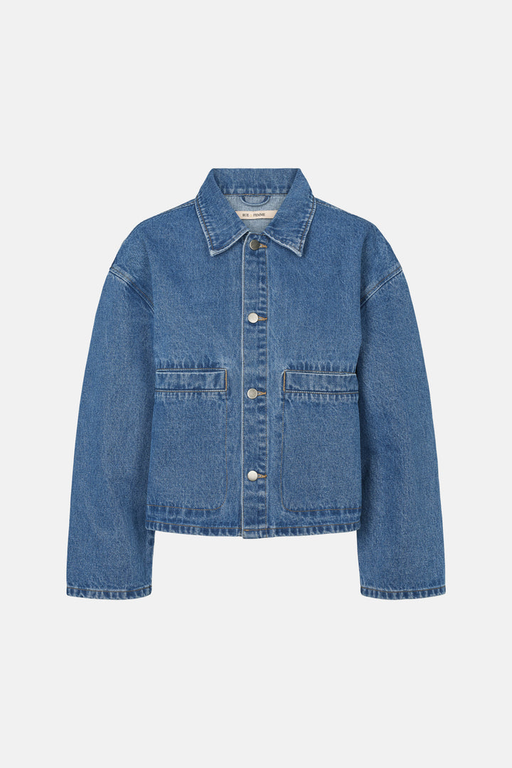 Rue de Femme Hella denimjakke OUTERWEAR, LIGHT 200 Blue denim