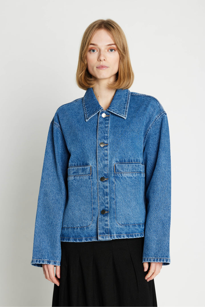 Rue de Femme Hella denimjakke OUTERWEAR, LIGHT 200 Blue denim