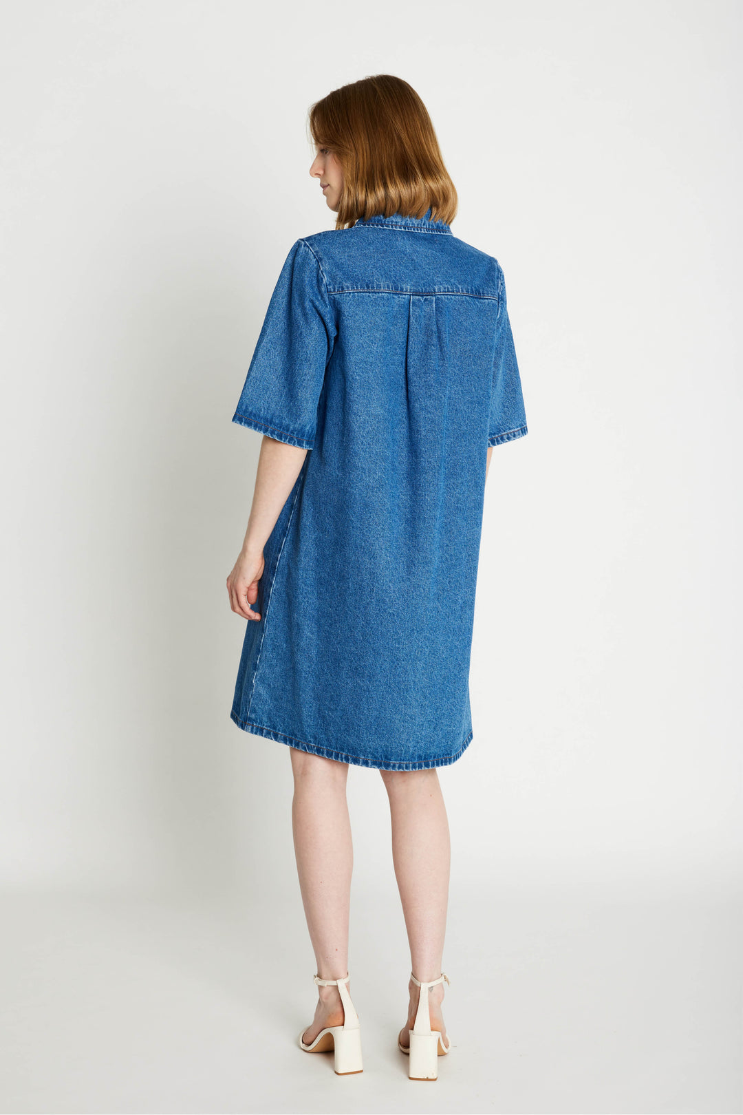 Rue de Femme Hella denimkjole DRESSES 200 Blue denim