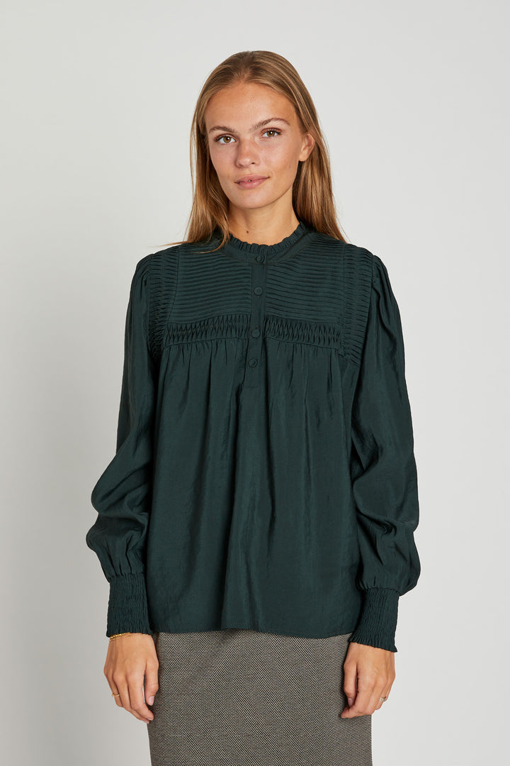 Rue de Femme Henrietta Bluse BLOUSE 54 Green