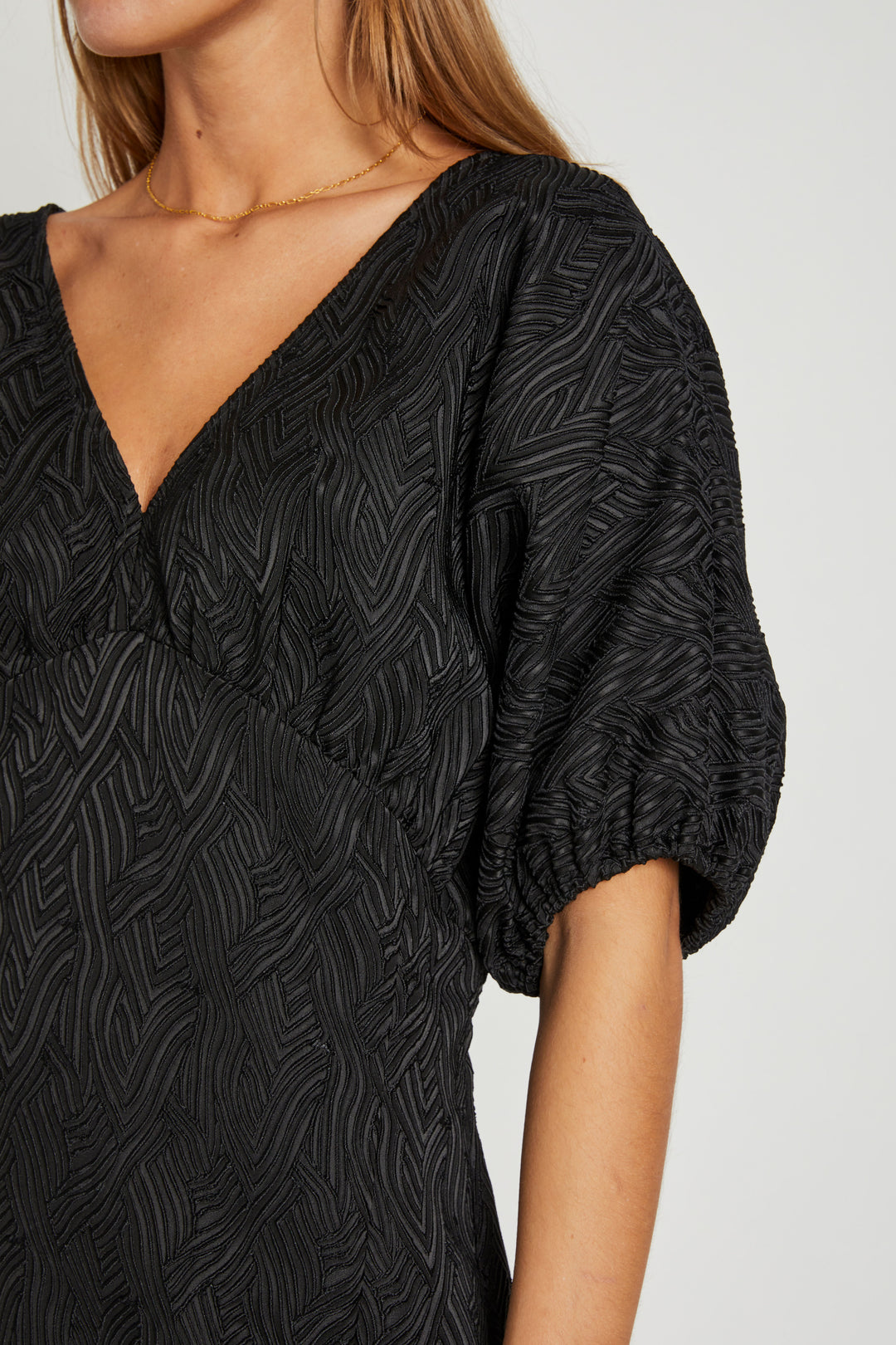 Rue de Femme Imene lang kjole DRESSES Sort
