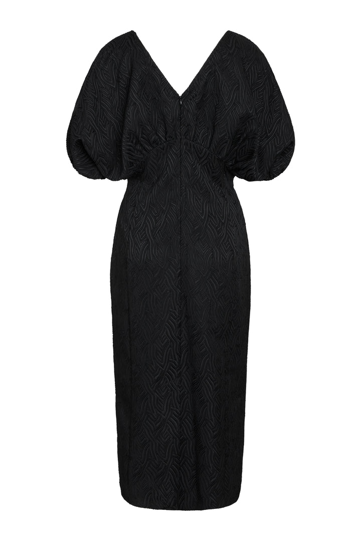 Rue de Femme Imene lang kjole DRESSES Sort
