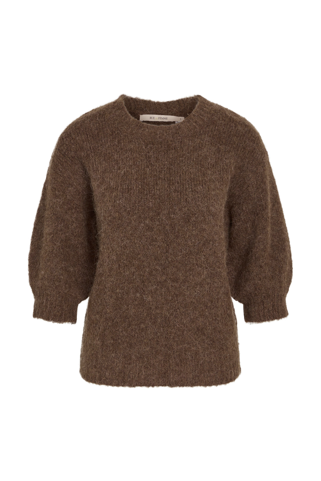 Rue de Femme Jaya Strik KNITWEAR, HEAVY 45 Bitter chocolate