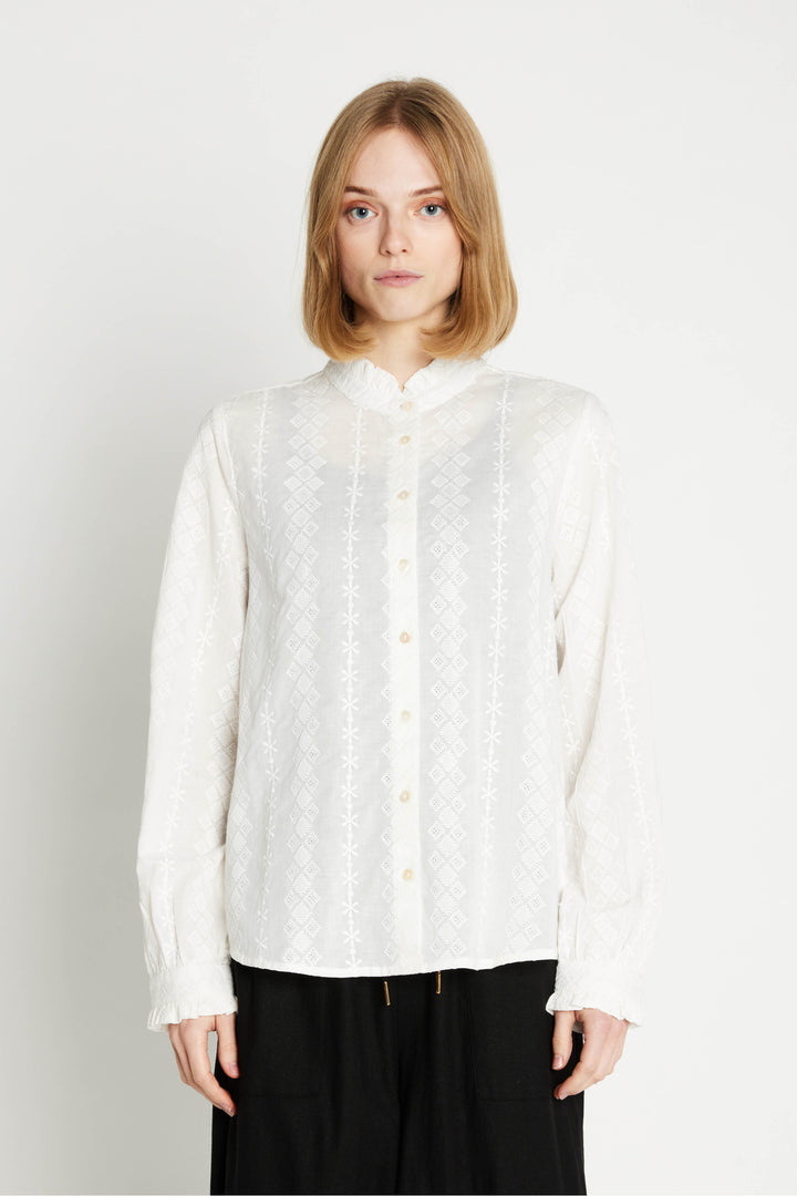 Rue de Femme Juno skjorte SHIRTS 02 Off white