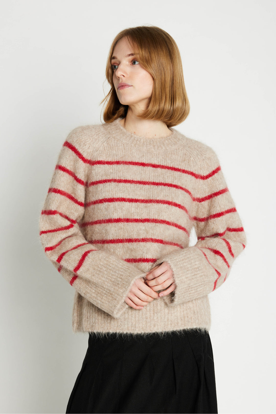 Rue de Femme Kalista strik KNITWEAR, HEAVY 310 Mars red